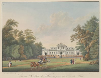 Ansicht des Pavillons von Harlem, gegenüber von Bois von Frederik Christiaan Bierweiler
